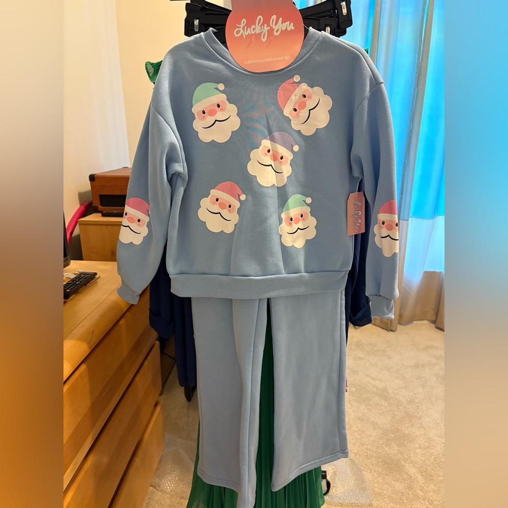 2 pc pullover and pant set